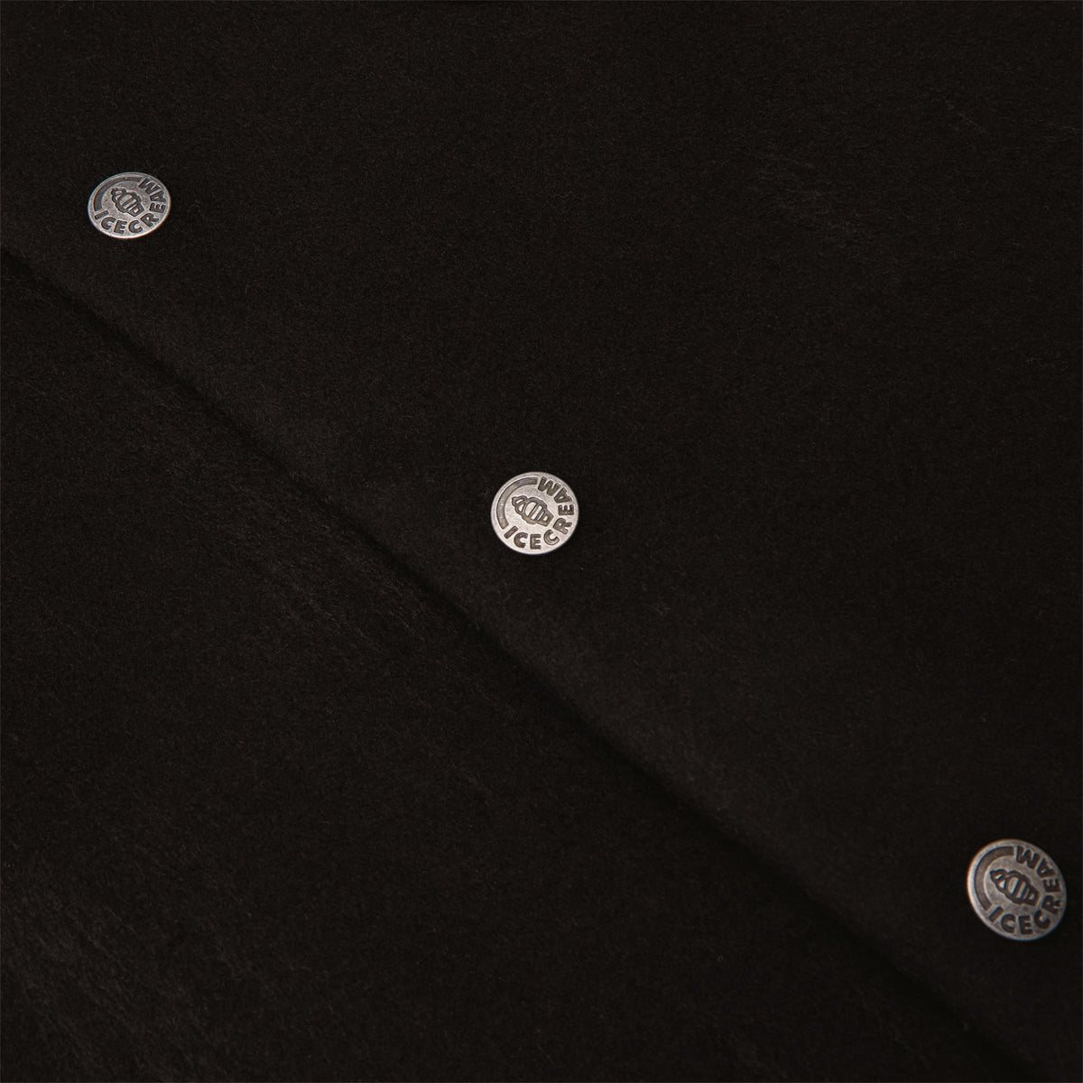 Ice Cream Dipped Varsity Jacket (Black)