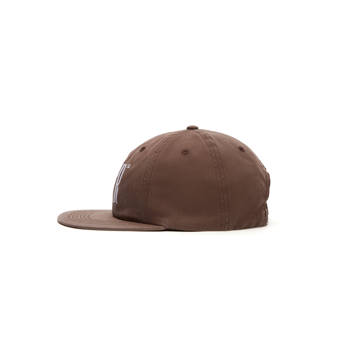 by Parra Store Logo 6 Panel Hat (Brown)