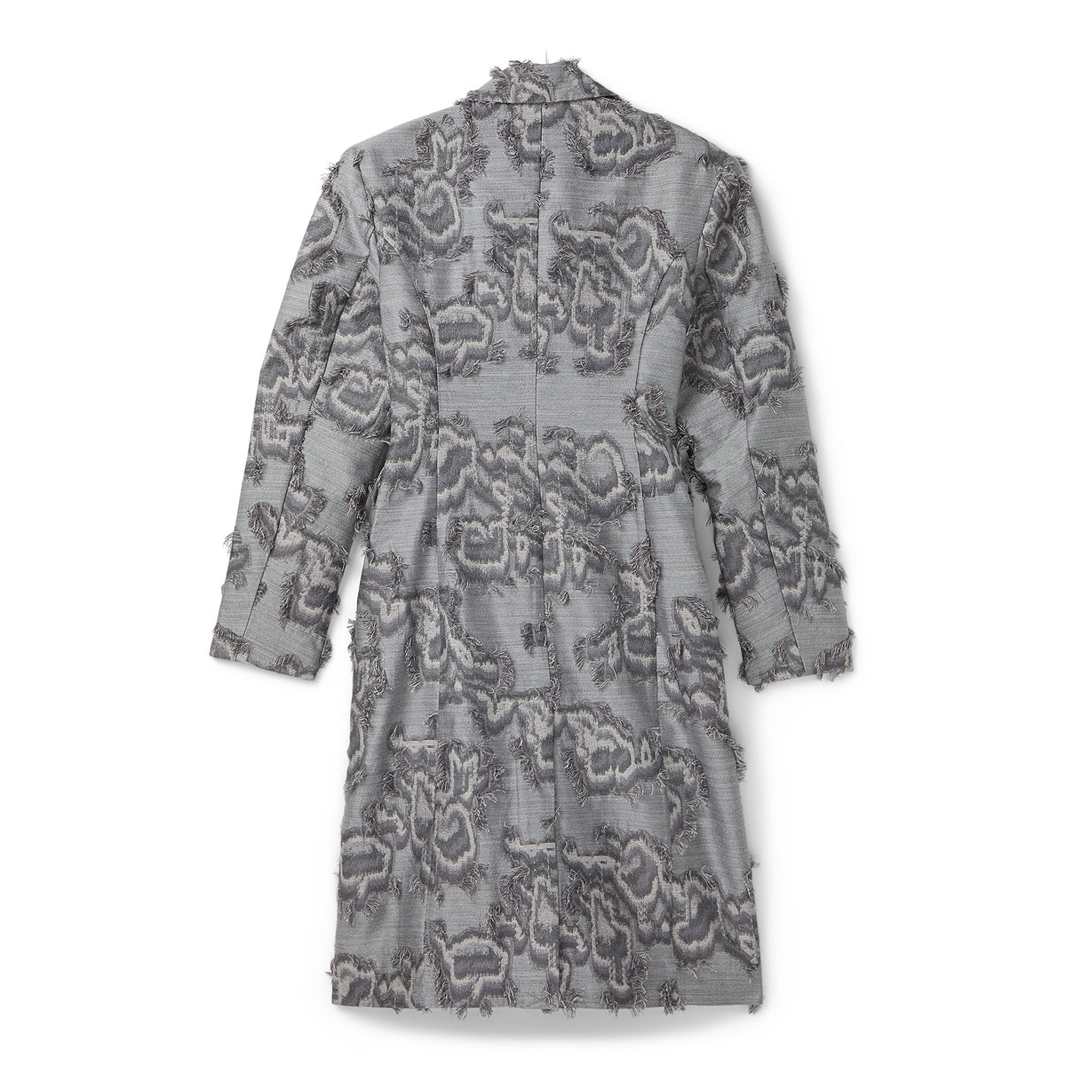 GANNI Fil Coupe Suiting Coat (Mockingbird)
