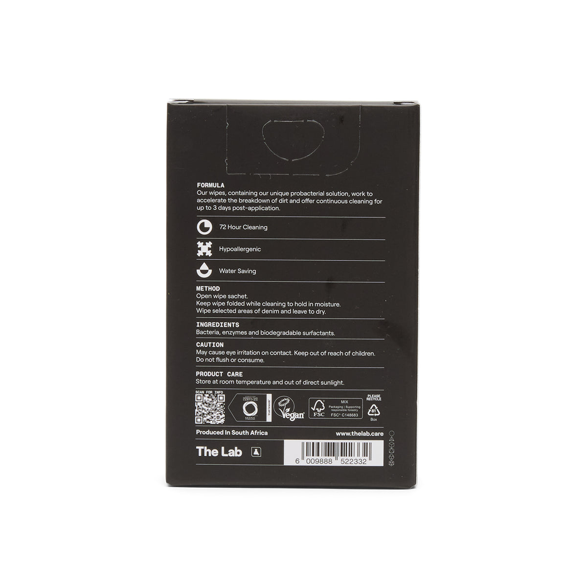 The Lab Denim Refresh Wipes (12 Count) (Multi)