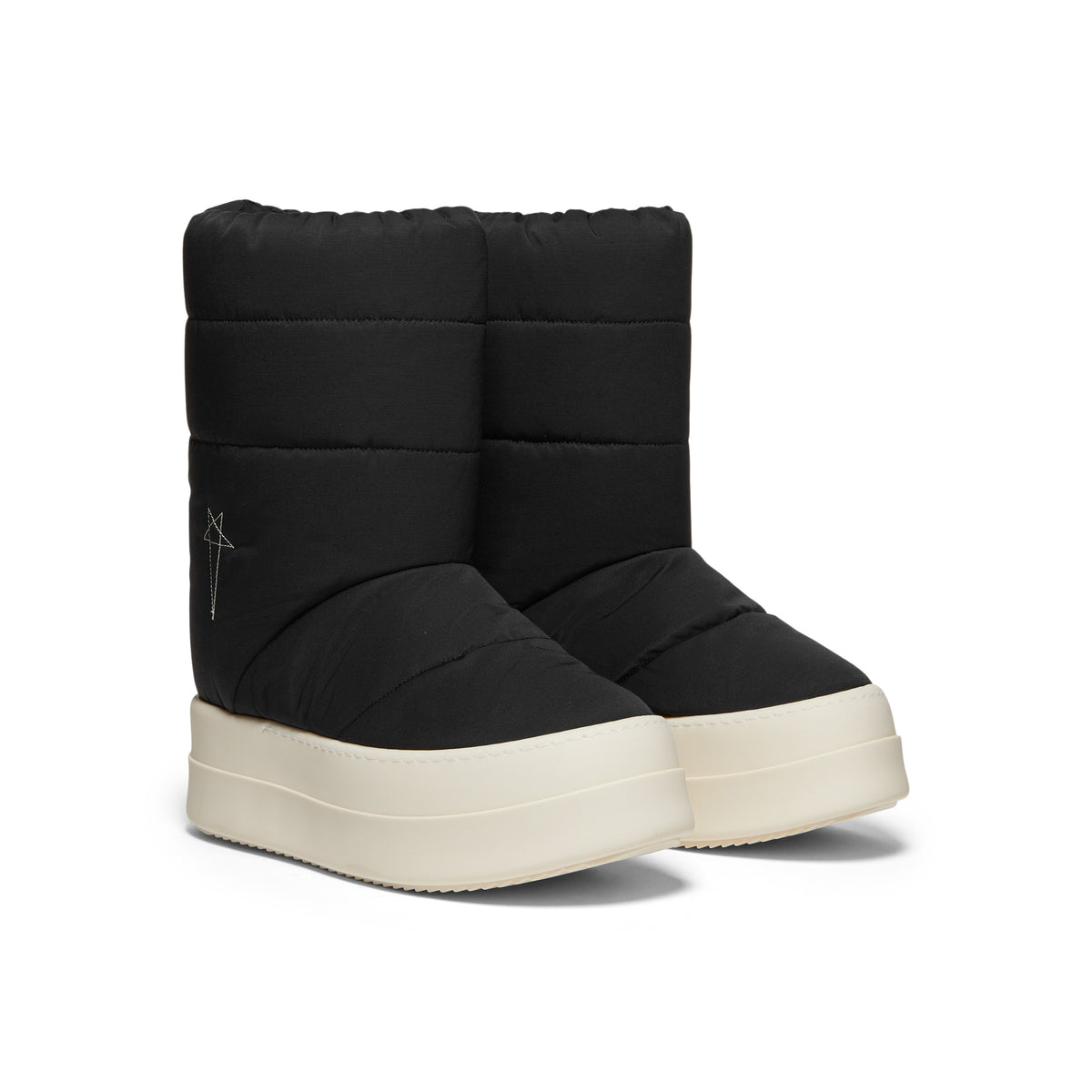 Rick Owens DRKSHDW Mega Bumper Lunar Sneaker (Black/Pearl/Milk)