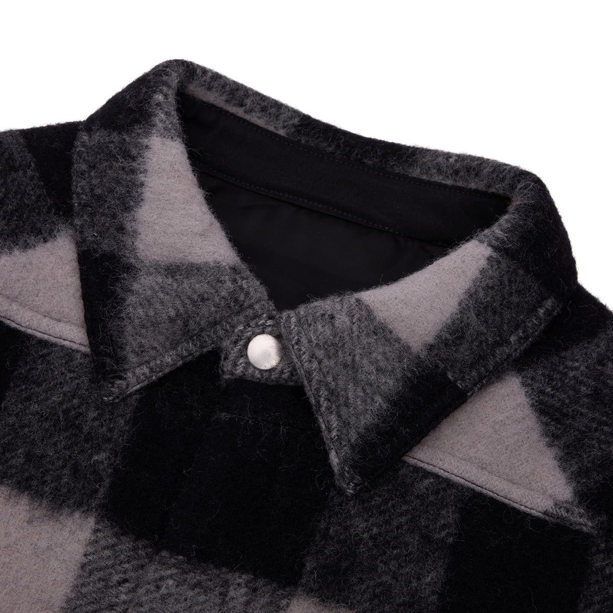 Rick Owens Oversized Outershirt (Black plaid)