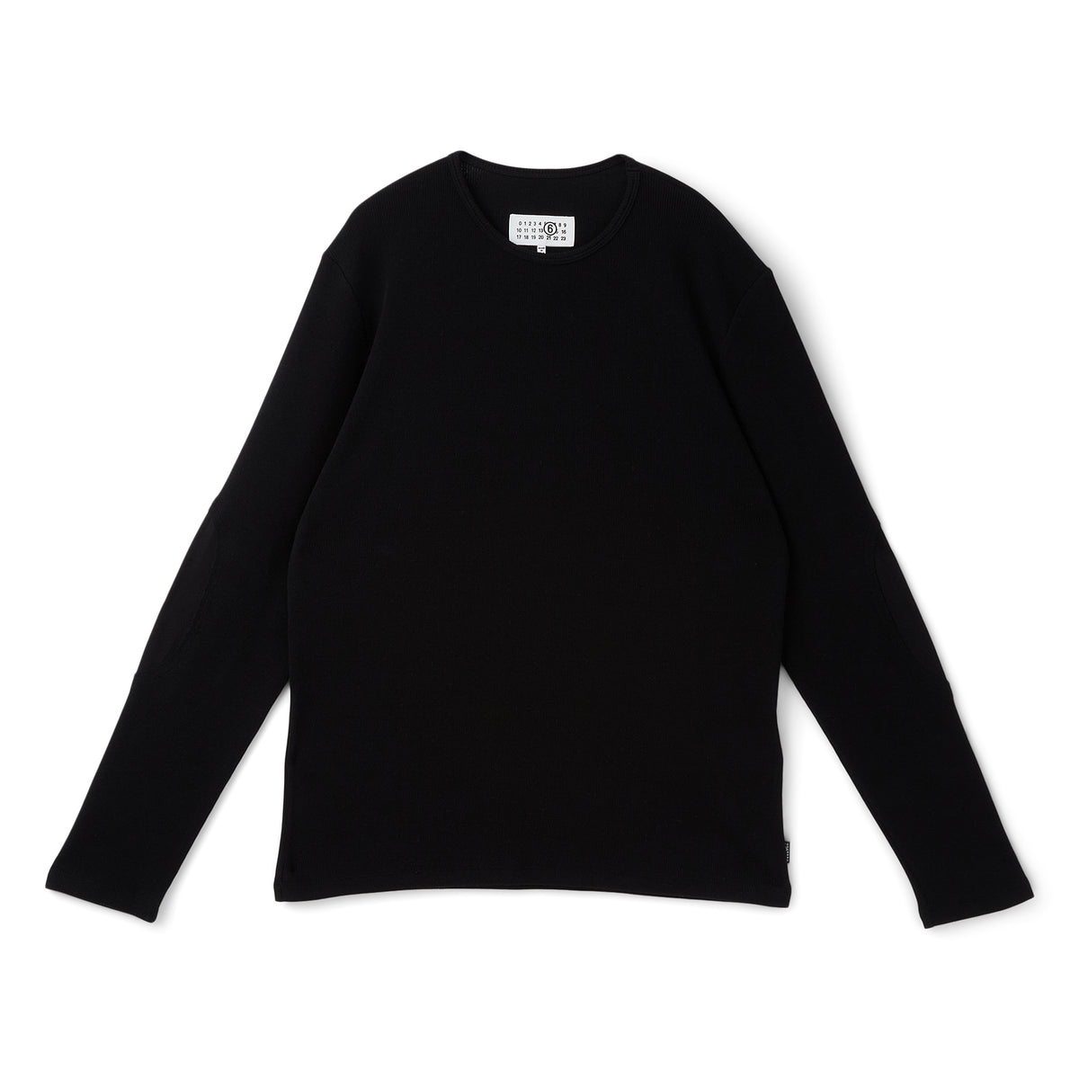 MM6 Maison Margiela Long-sleeved Top (Black)