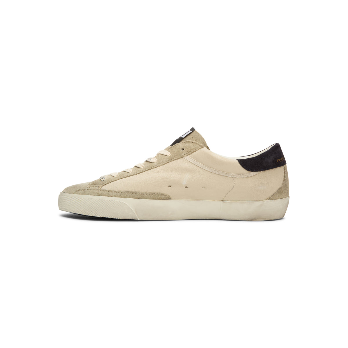 Golden Goose Super Star Nappa Upper Suede Toe (Cream/Grey/Olive Green/Dark Blue)