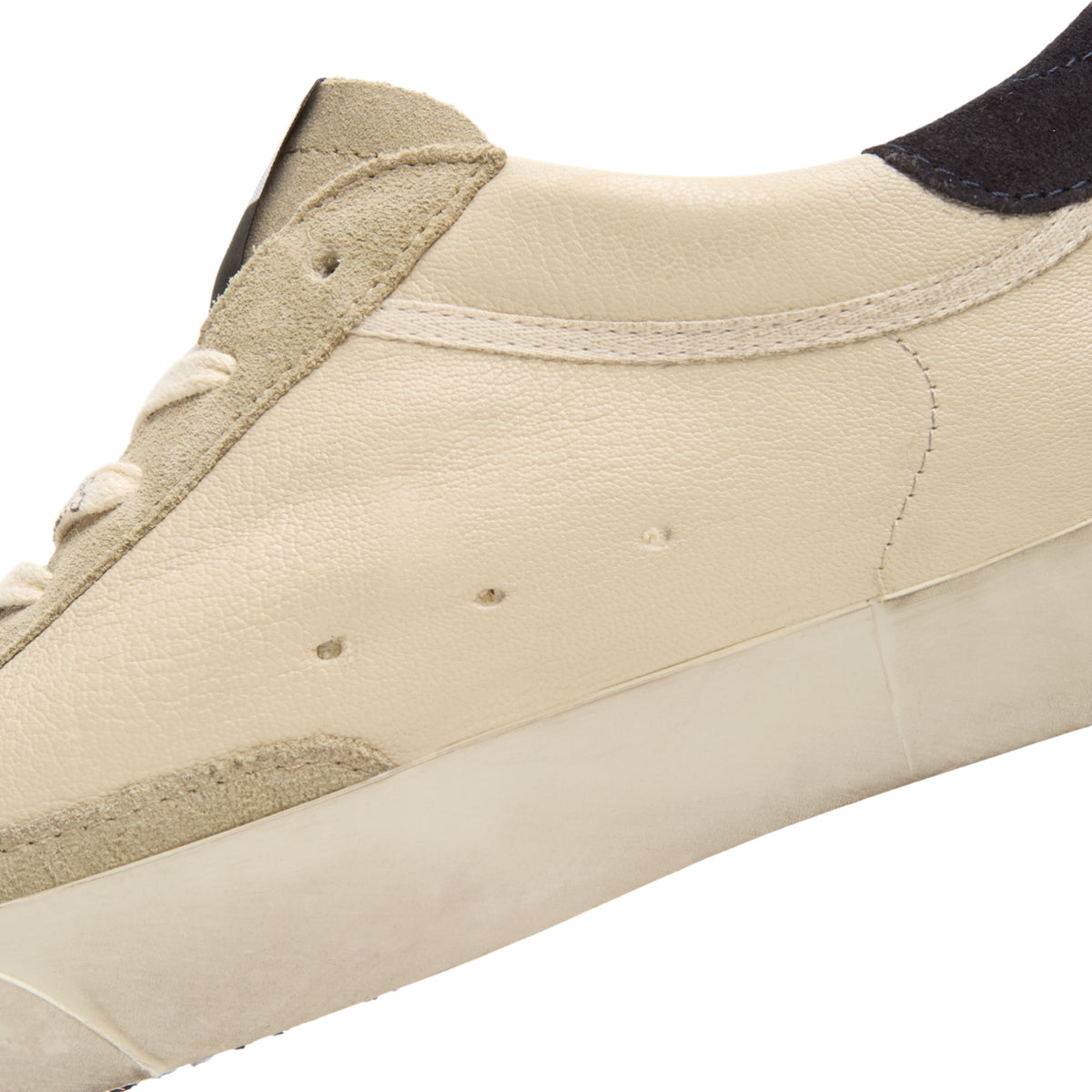 Golden Goose Super Star Nappa Upper Suede Toe (Cream/Grey/Olive Green/Dark Blue)