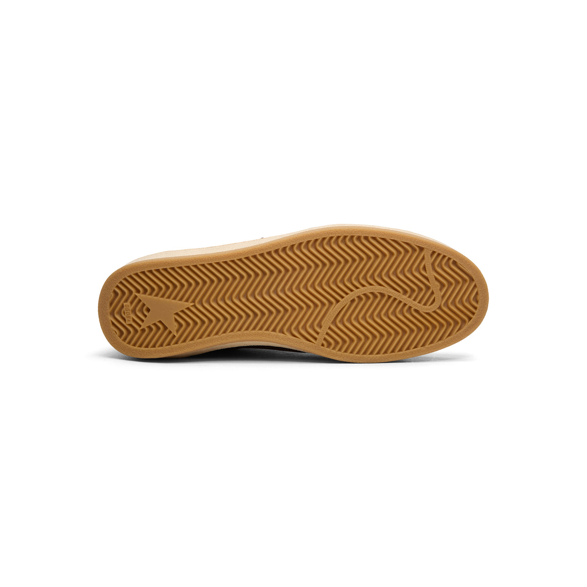 Golden Goose Ballstar Leather Upper Star Toe Spur (Dark Brown)