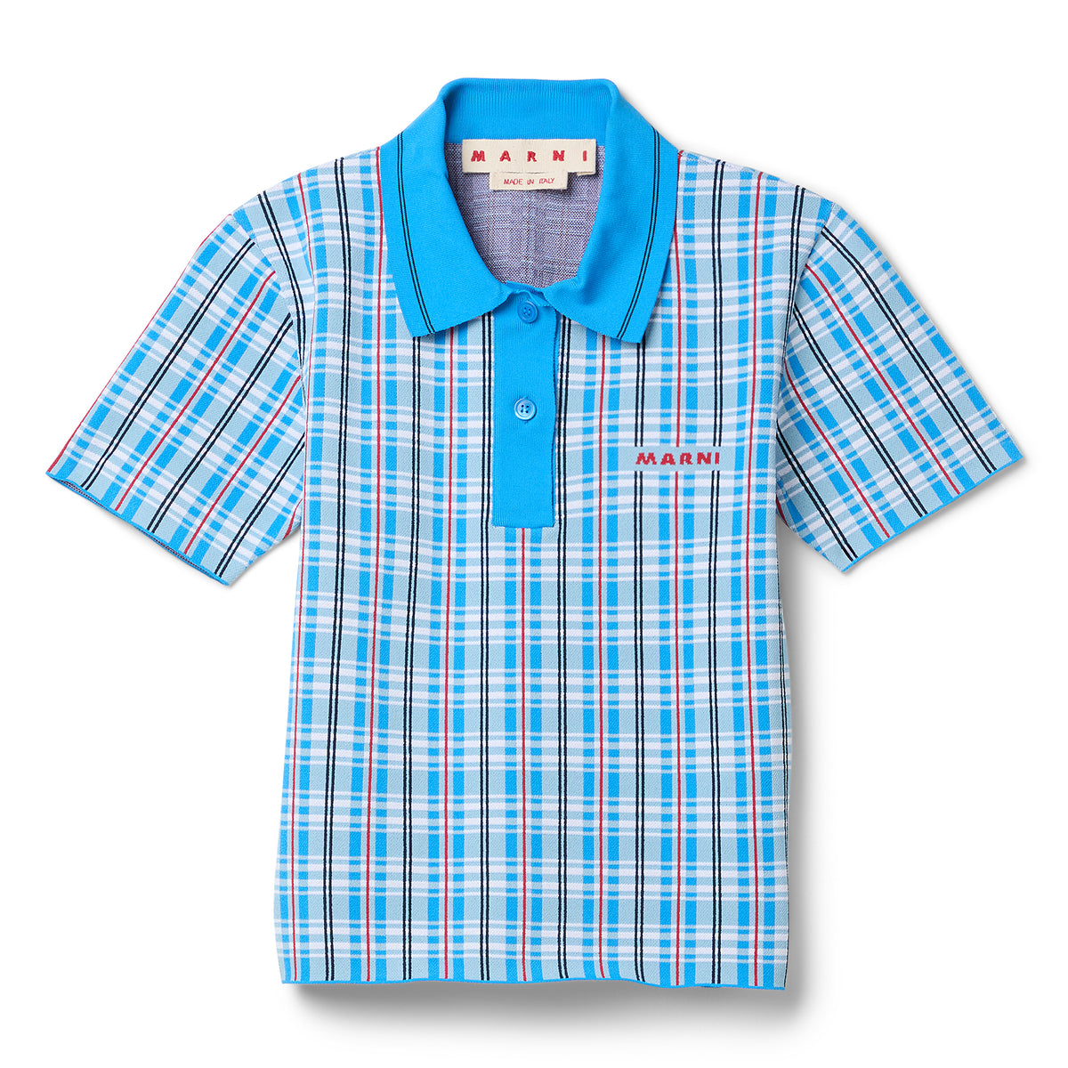 MARNI Polo Neck (Azure)