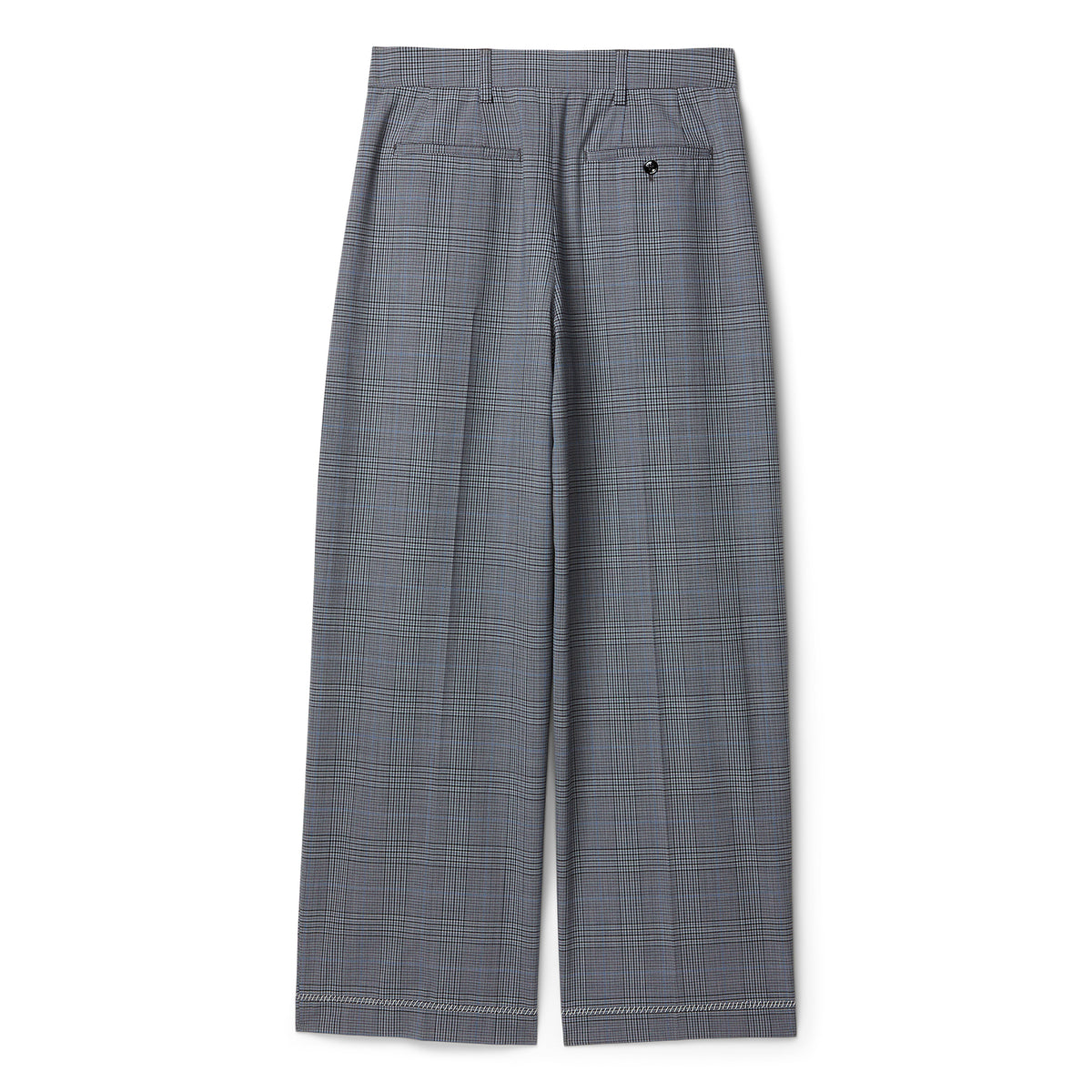 MARNI Prince of Wales Wool Check Trousers (Truffle)