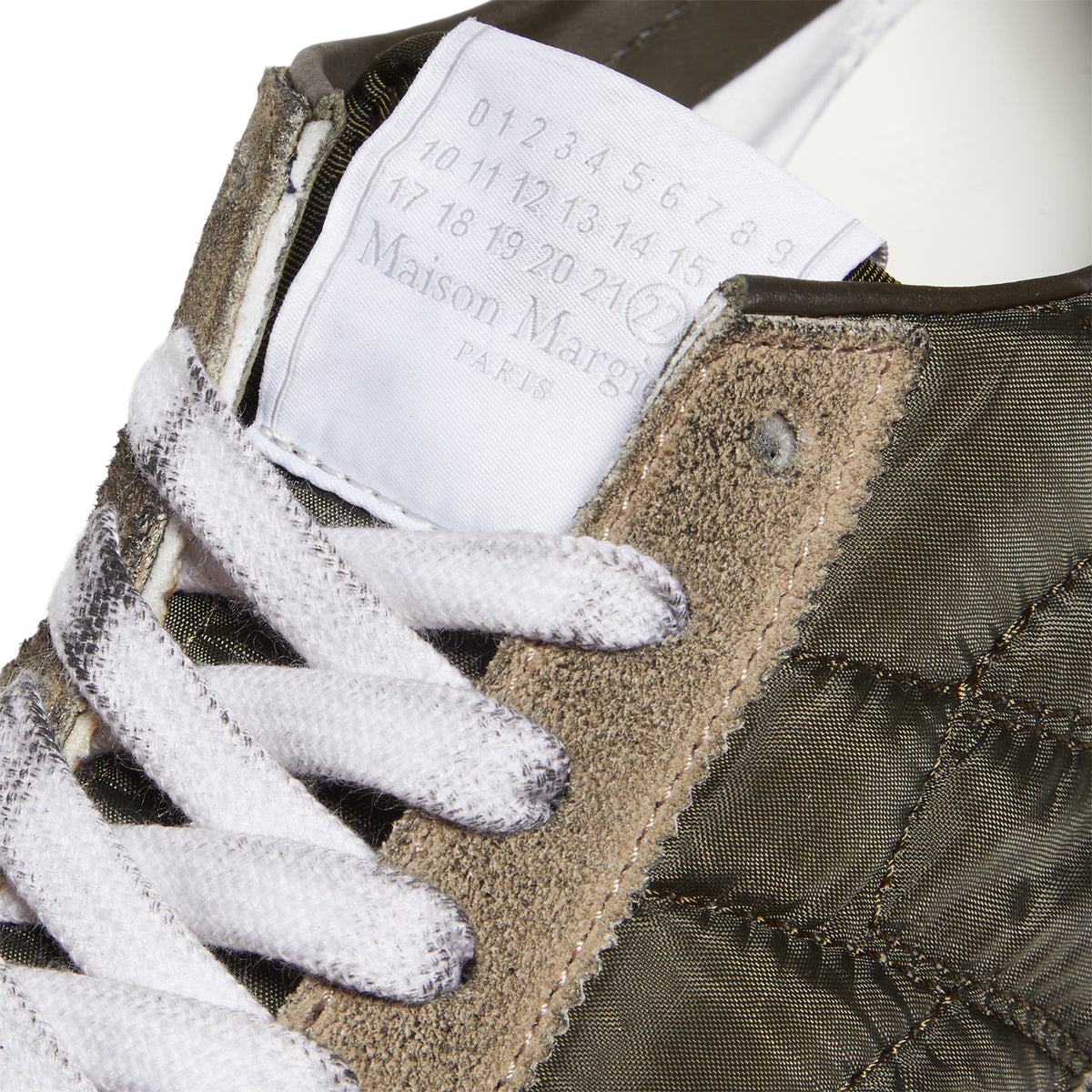 Maison Margiela Sprinters Low Top (Dark Green/White/Grey)