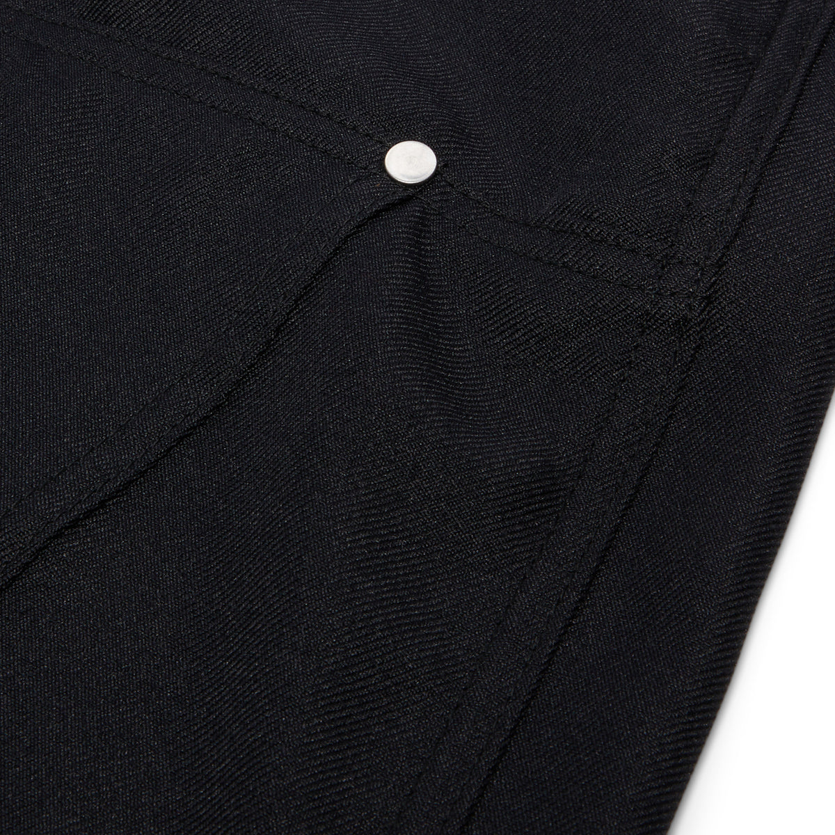 Rhude Reza Double Knee Baggy Short (Black)