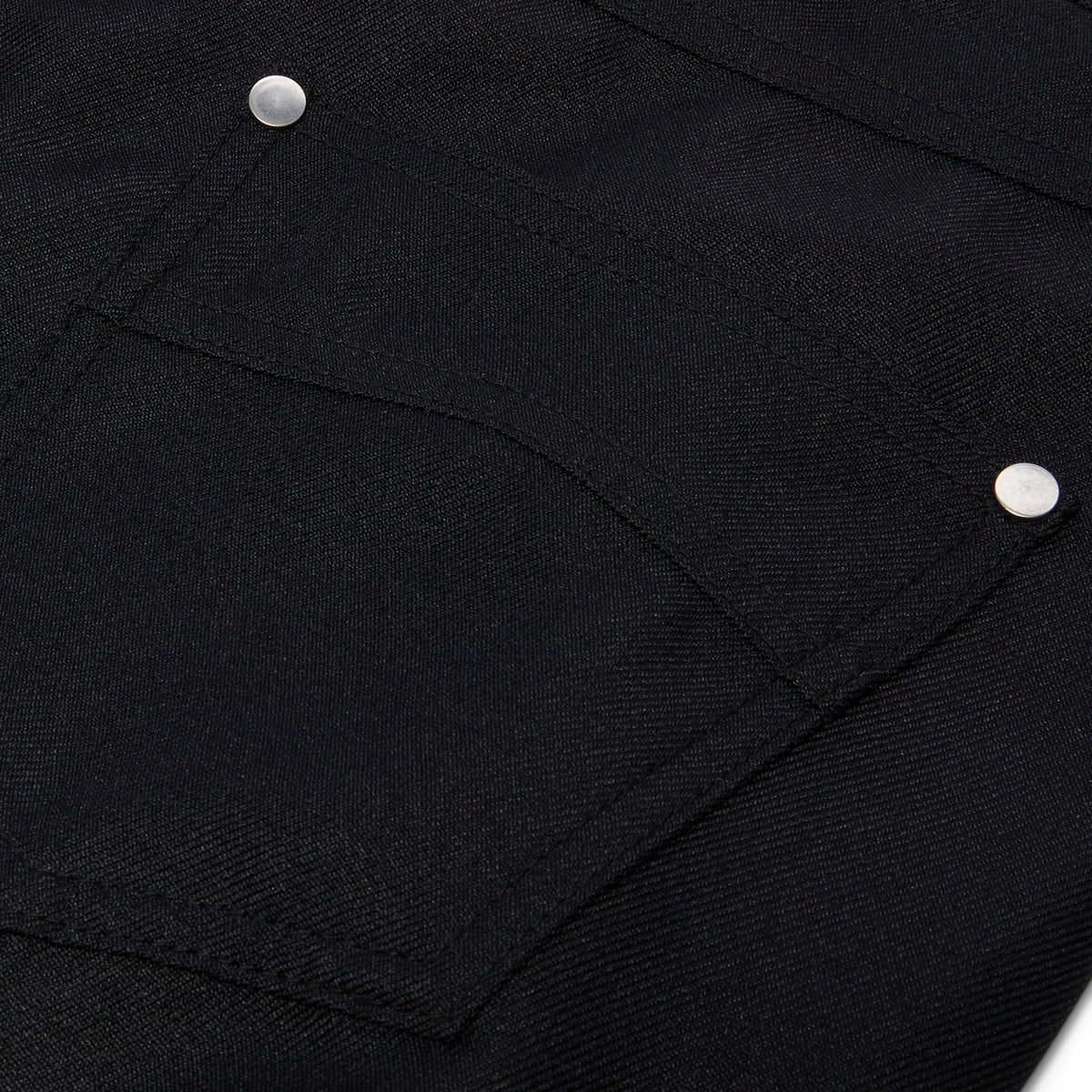 Rhude Reza Double Knee Baggy Short (Black)