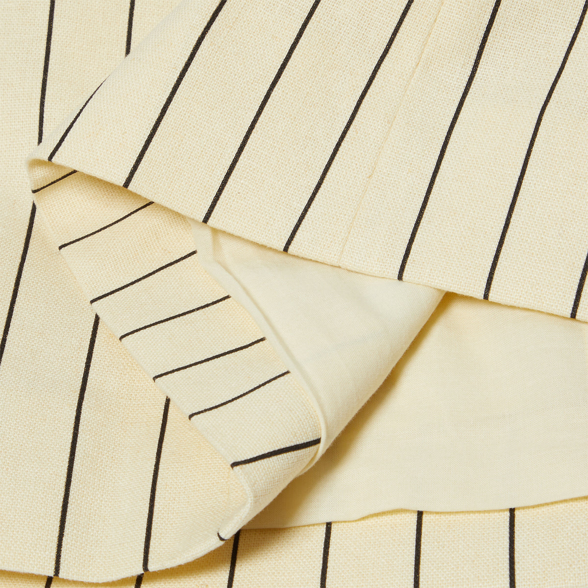 Simon Miller Mori Strapless Linen Top (Cream pinstripe)