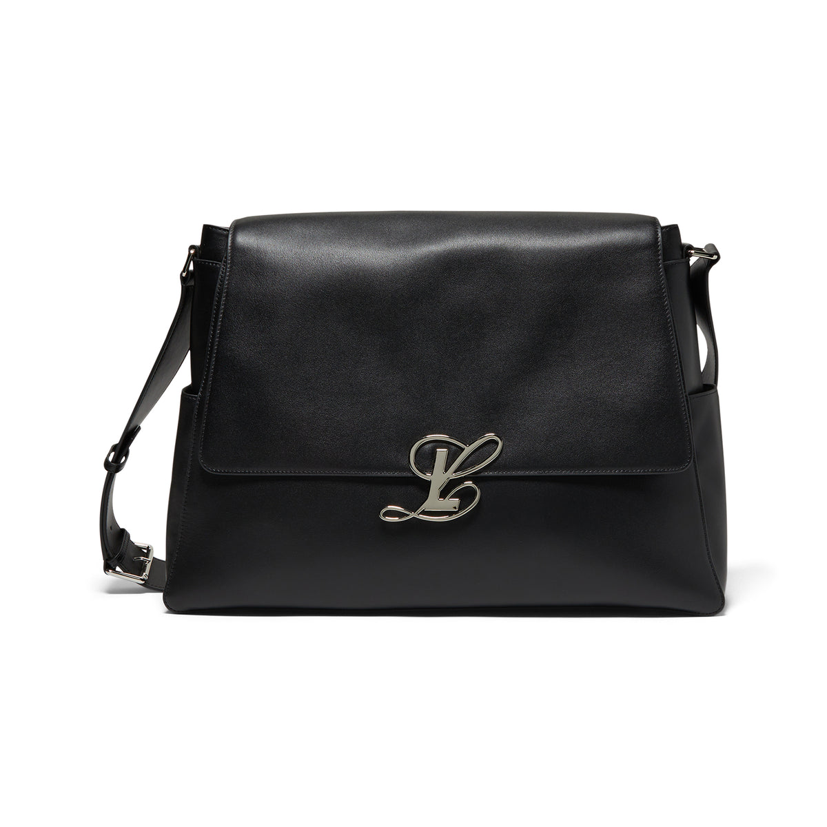 Luar Messenger Bag (Smooth black)