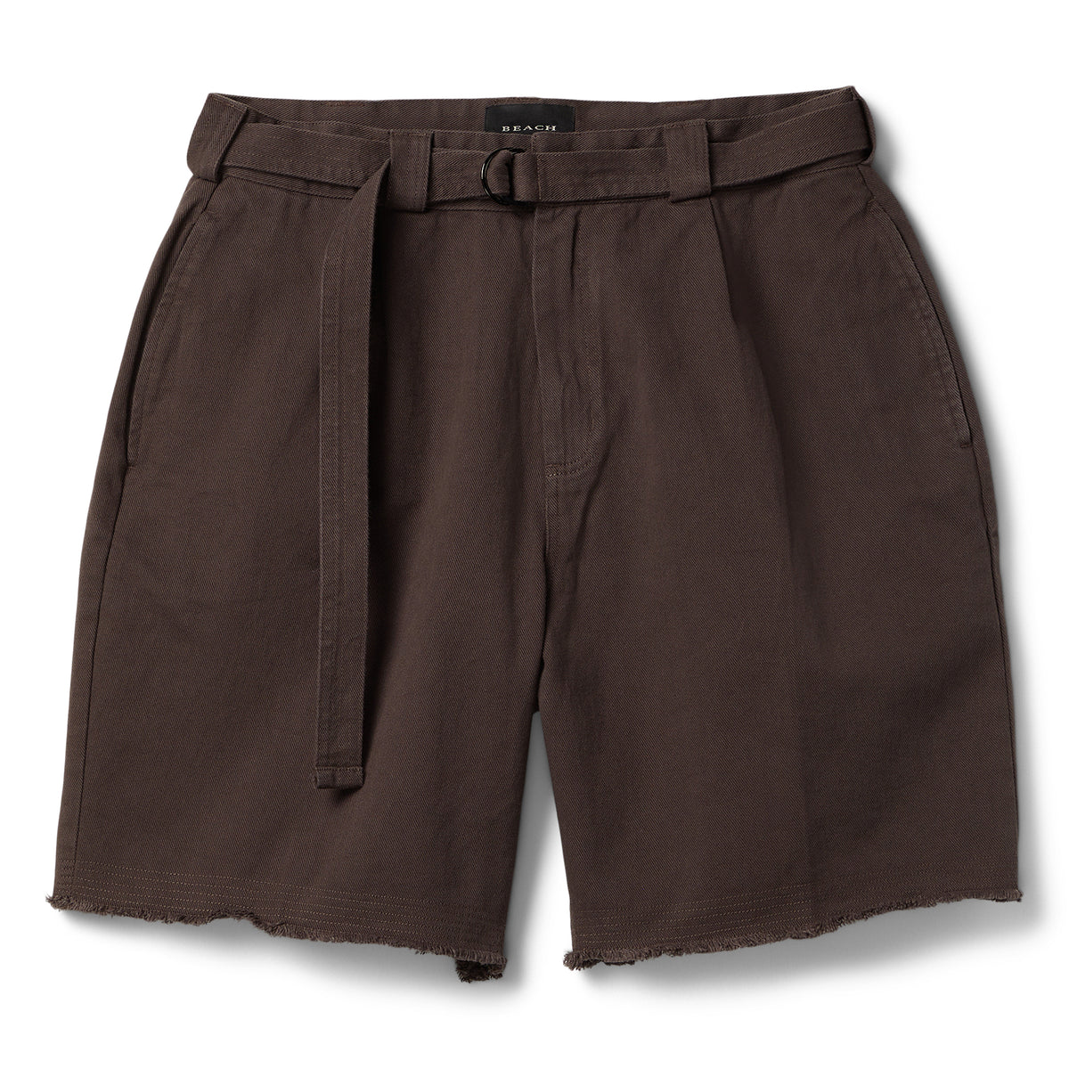 Beach Brains Pleated Suit Short (Dark grey)