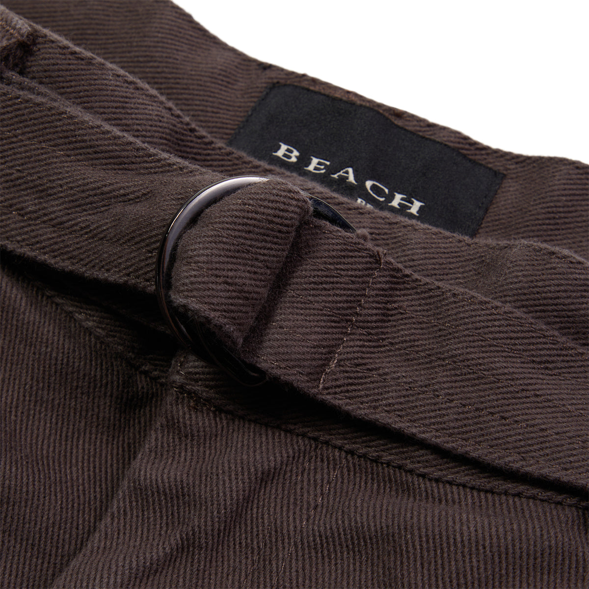 Beach Brains Pleated Suit Short (Dark grey)