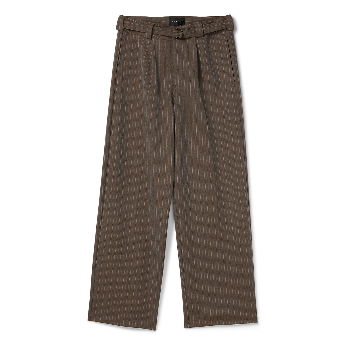 Beach Brains Limit Trouser (Brown pinstripe)