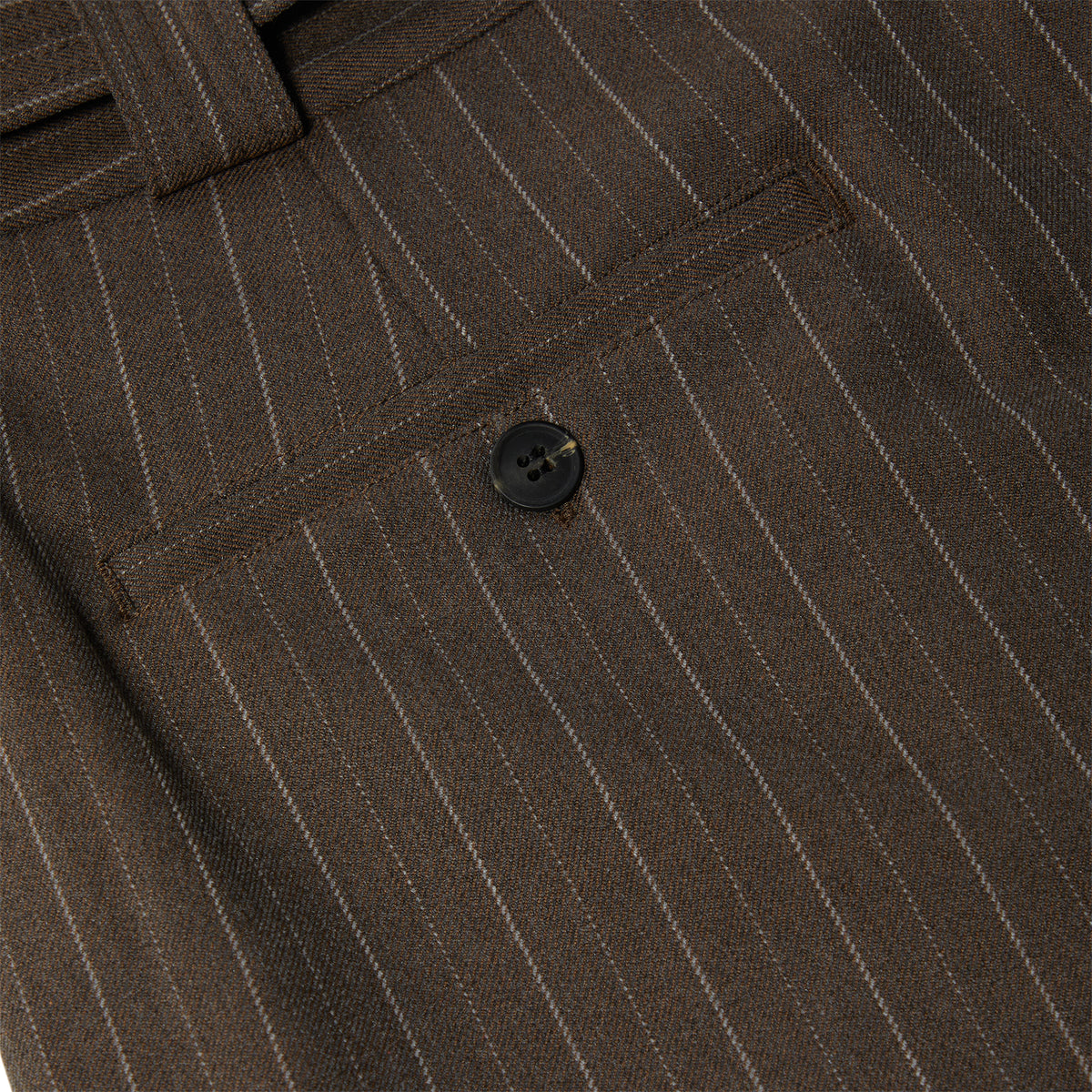 Beach Brains Limit Trouser (Brown pinstripe)