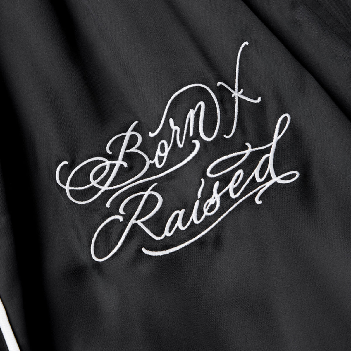 Born x Raised Satin Boxing Trunks (Black)