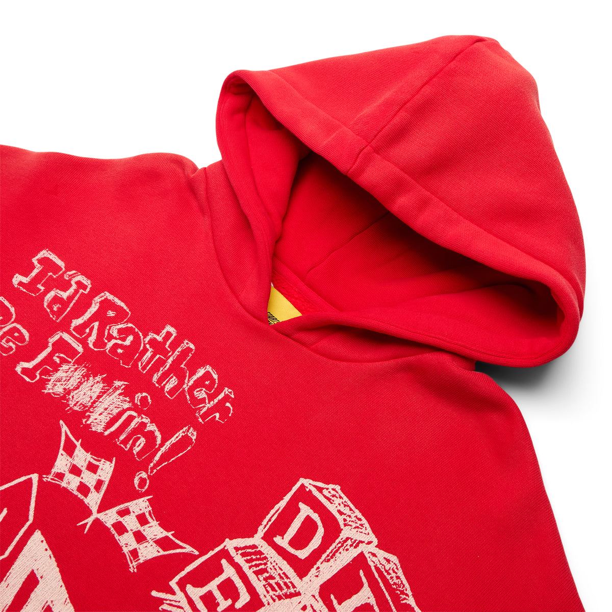 Diet Starts Monday Doodle Hoodie (Red)