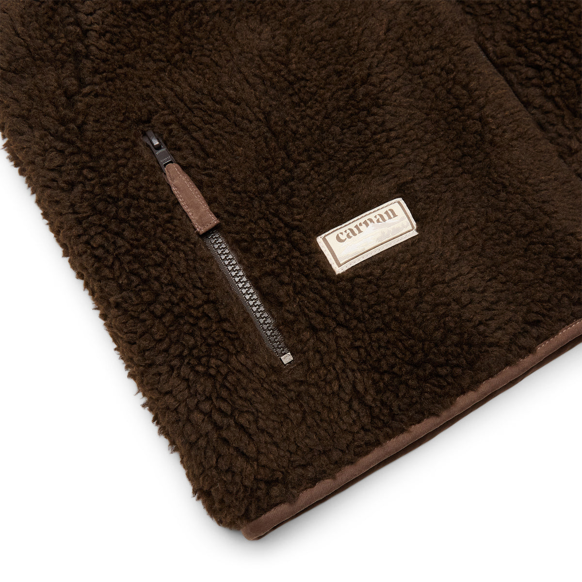CARNAN Fleece Vest (Brown)