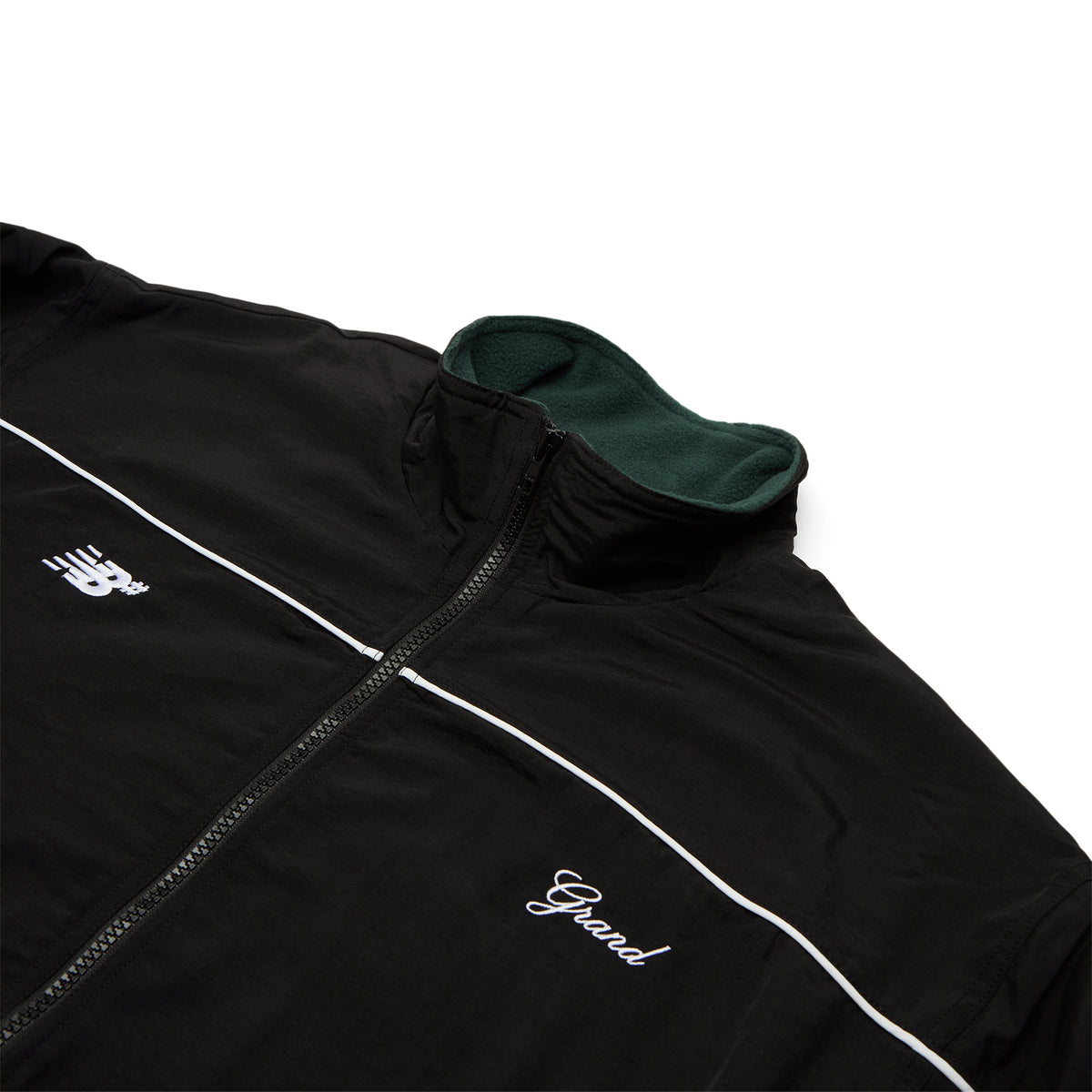 Grand Collection x New Balance Polar Fleece Lined Nylon Jacket (Black)