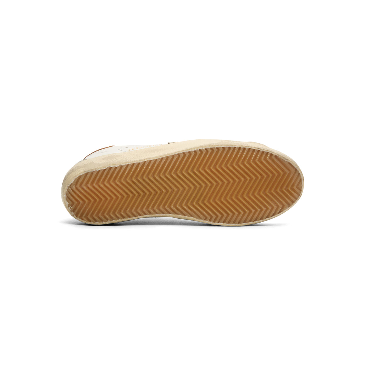 Golden Goose Super-Star Leather Upper And Heel Suede (White/Ice/Light Brown)