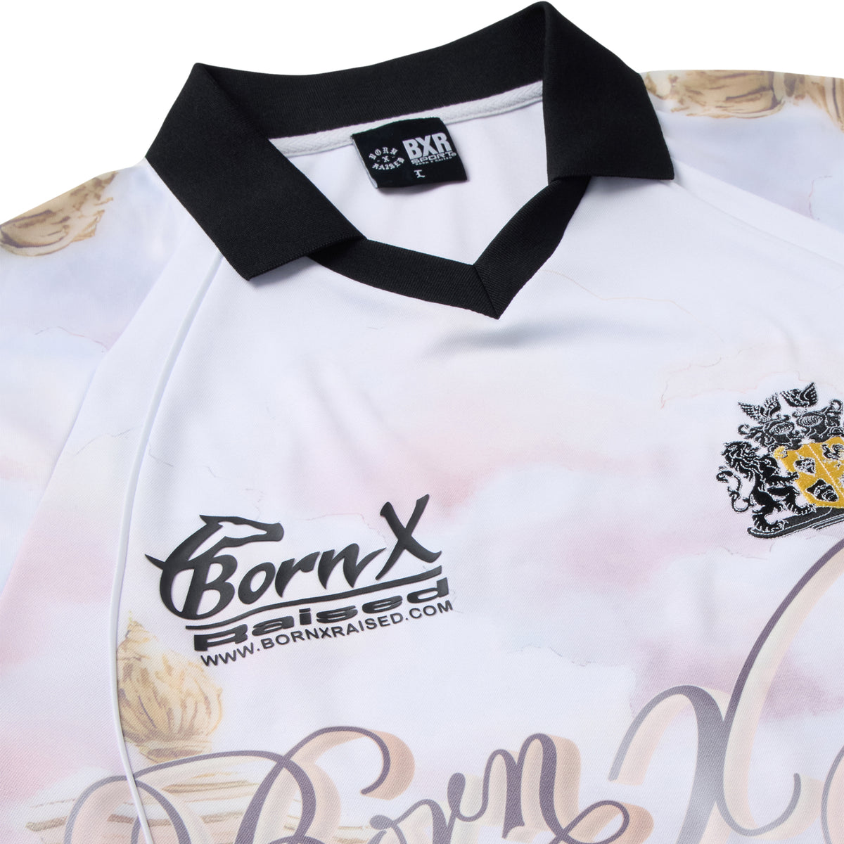Born x Raised Heaven Soccer Jersey (Lavender)