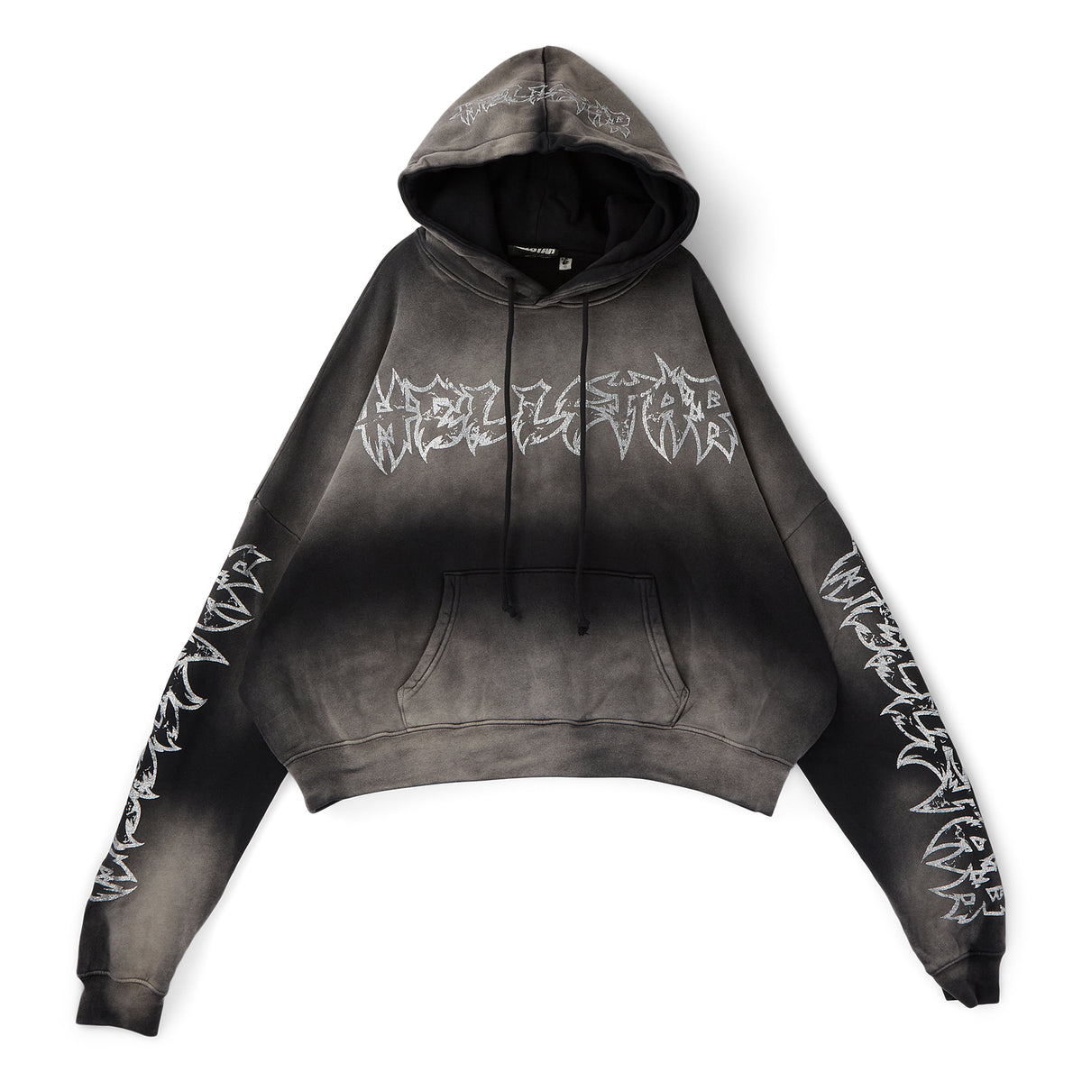 Hellstar Stars Shine Graffiti Hoodie (Black)