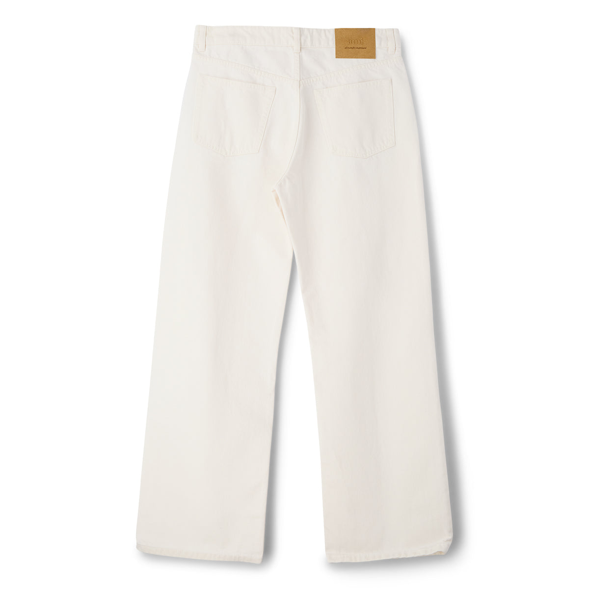 AMI Paris Large Fit Jeans (Blanc creme)