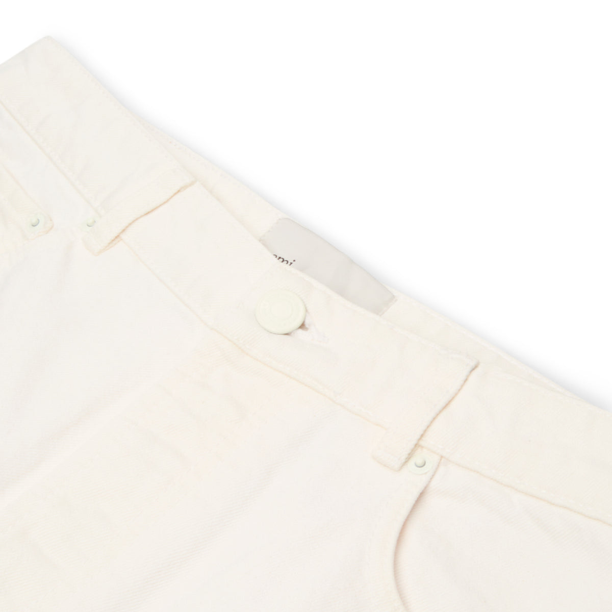 AMI Paris Large Fit Jeans (Blanc creme)