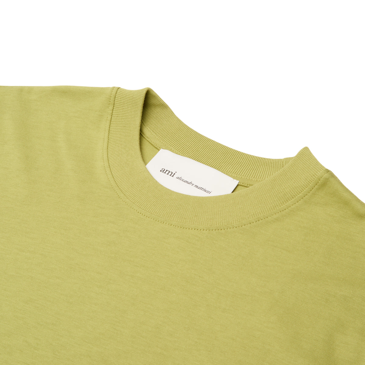 AMI Paris Contrasted ADC Shirt (Matcha)