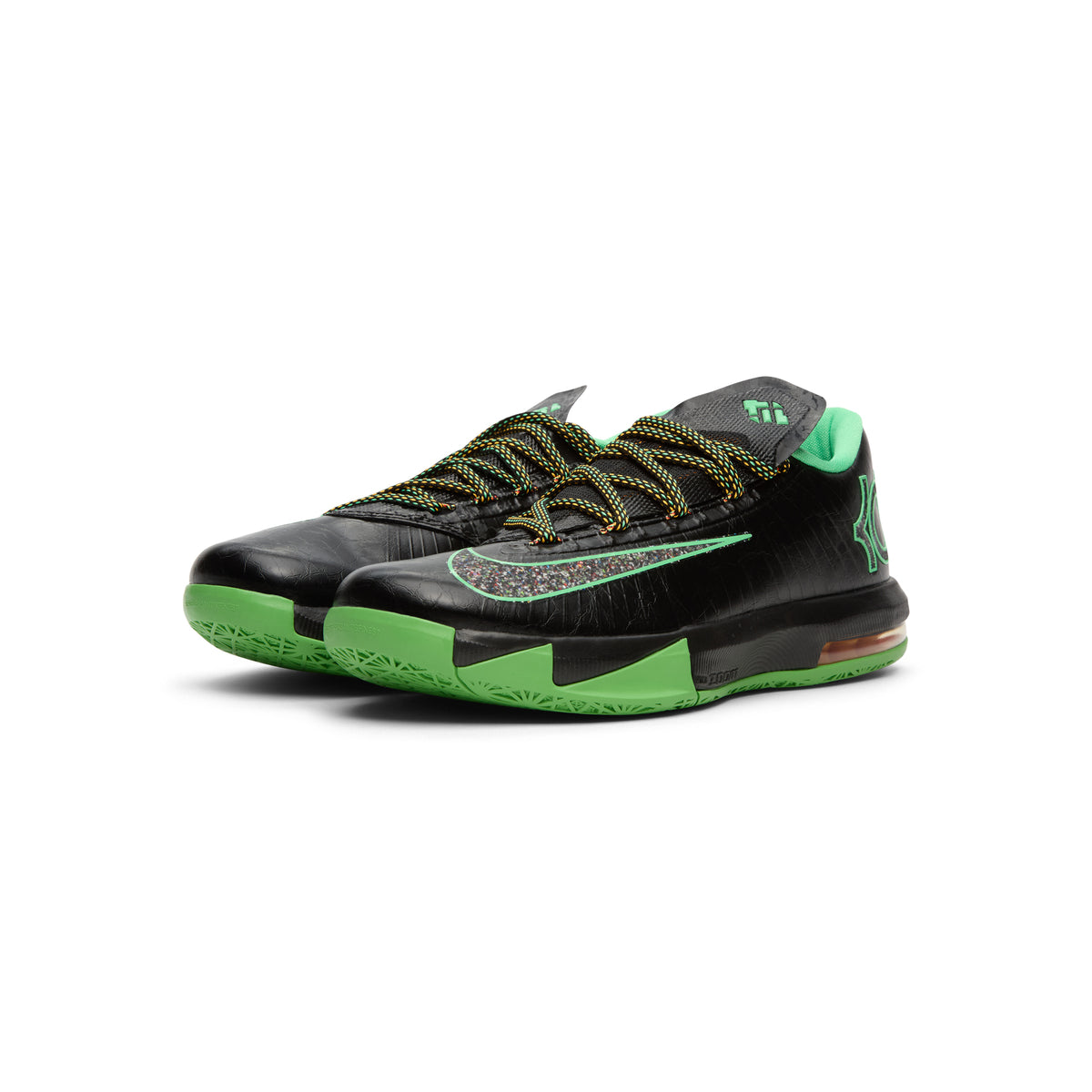 Nike KD 6 (Black/Multi-Color-Lt Lucid Green)