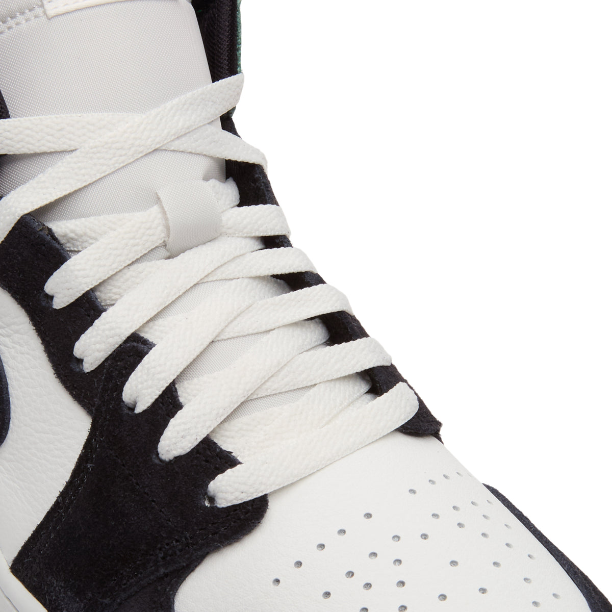 Air Jordan 1 Mid SE (Summit White/Black-Lucky Green)
