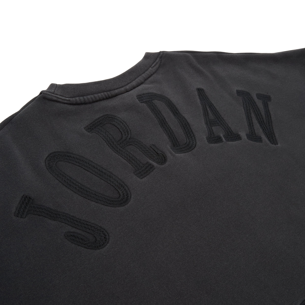 Air Jordan x IH Cropped Fleece Crew-Neck Sweatshirt (Black)