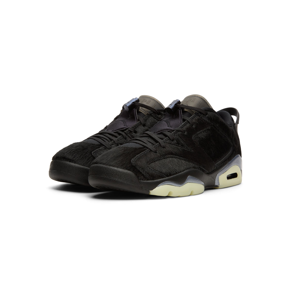 Wmns Air Jordan 6 Retro Low (Black/Black-Black)