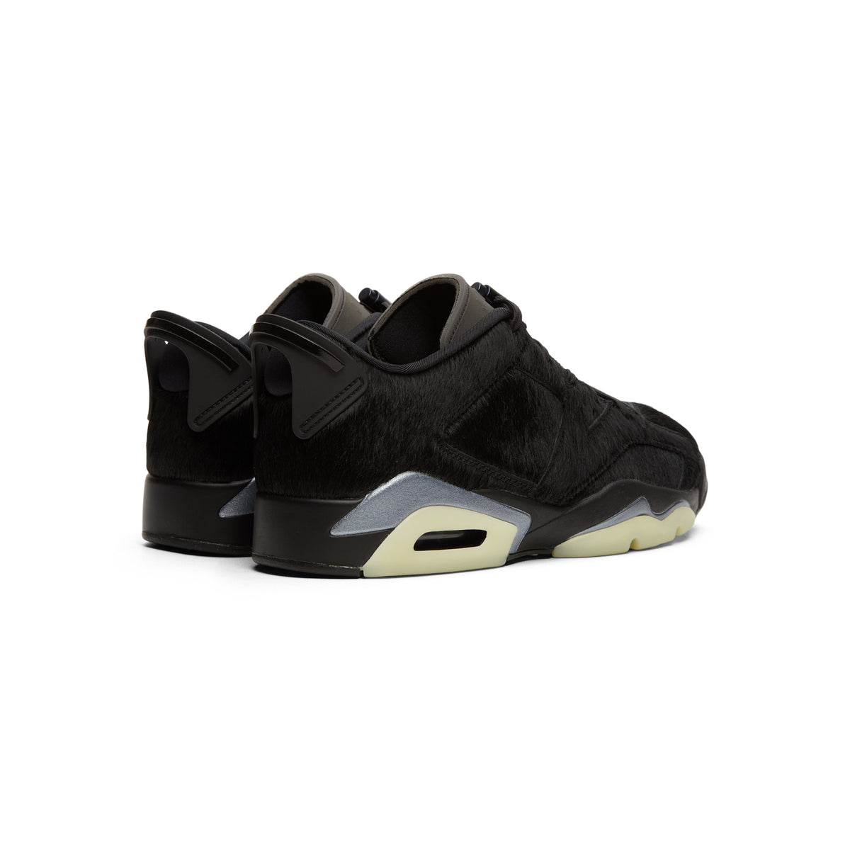 Wmns Air Jordan 6 Retro Low (Black/Black-Black)
