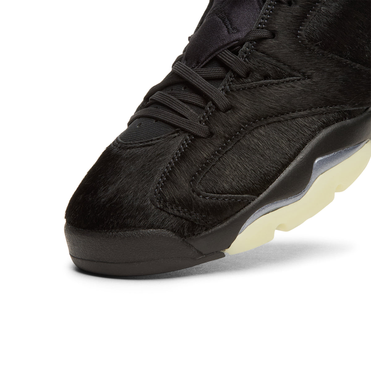 Wmns Air Jordan 6 Retro Low (Black/Black-Black)