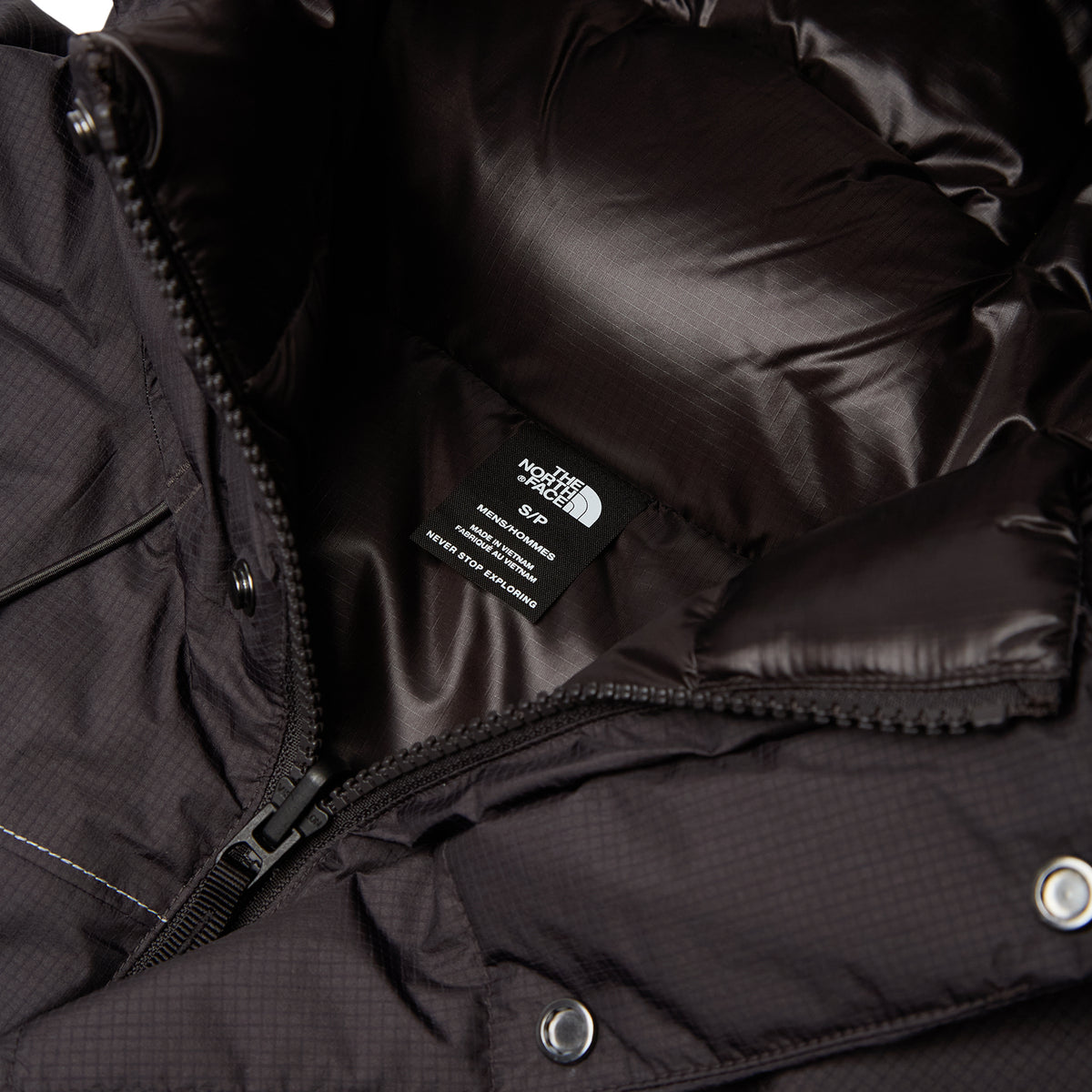 The North Face DryVent Reversible Down Jacket (Lead/TNF Black)