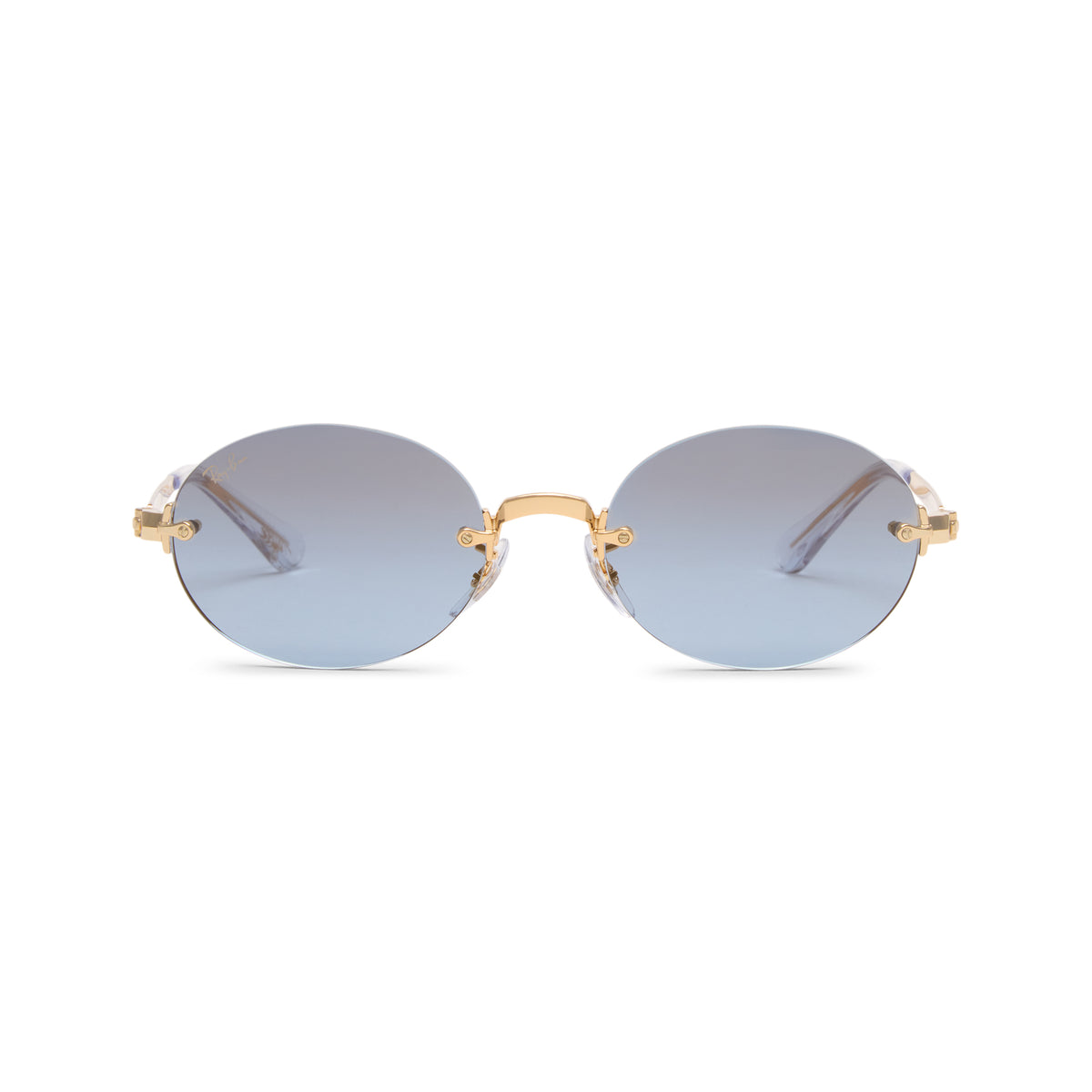 Ray Ban x A$AP Rocky Rimless (Gold/Blue Gardient Dark Gray)