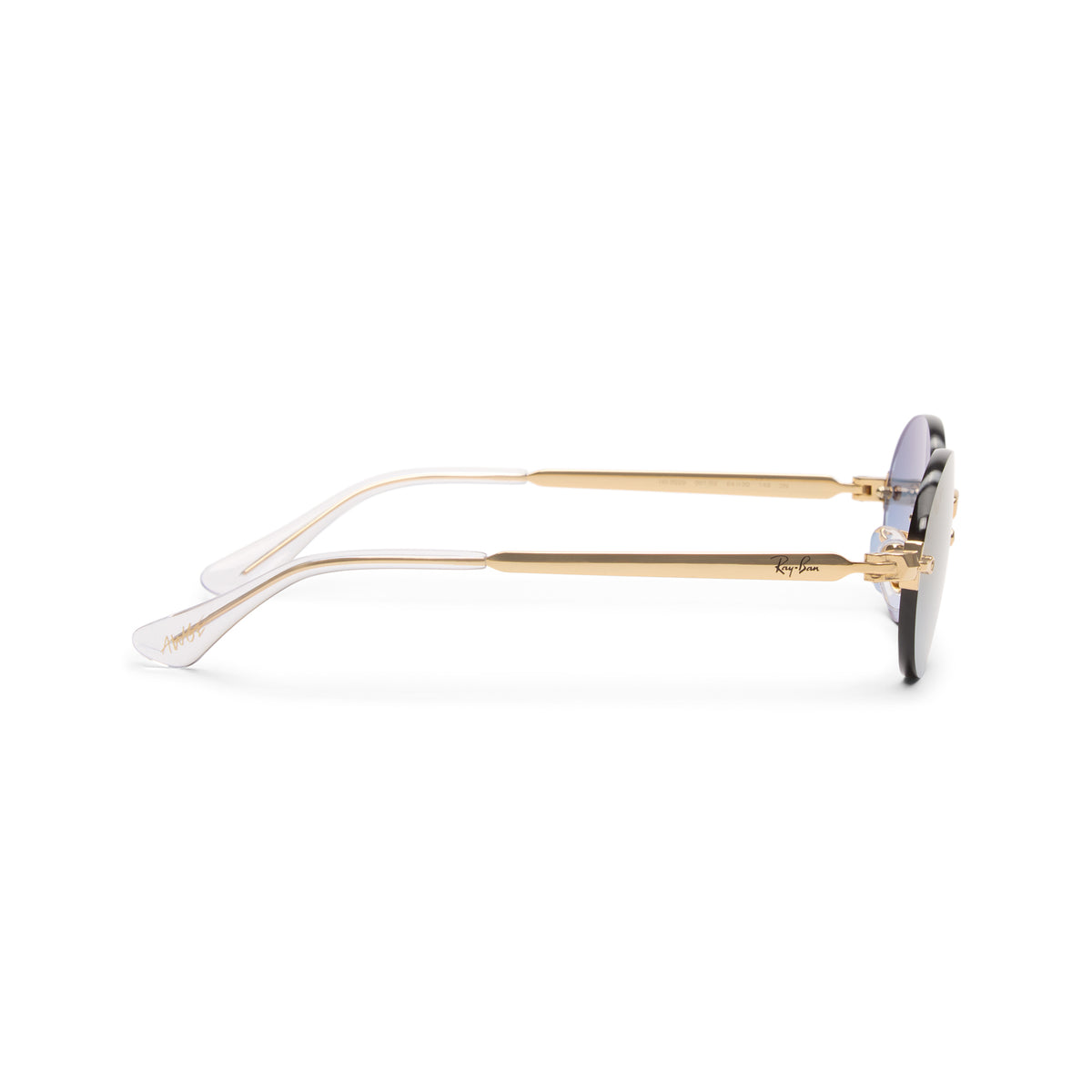 Ray Ban x A$AP Rocky Rimless (Gold/Blue Gardient Dark Gray)
