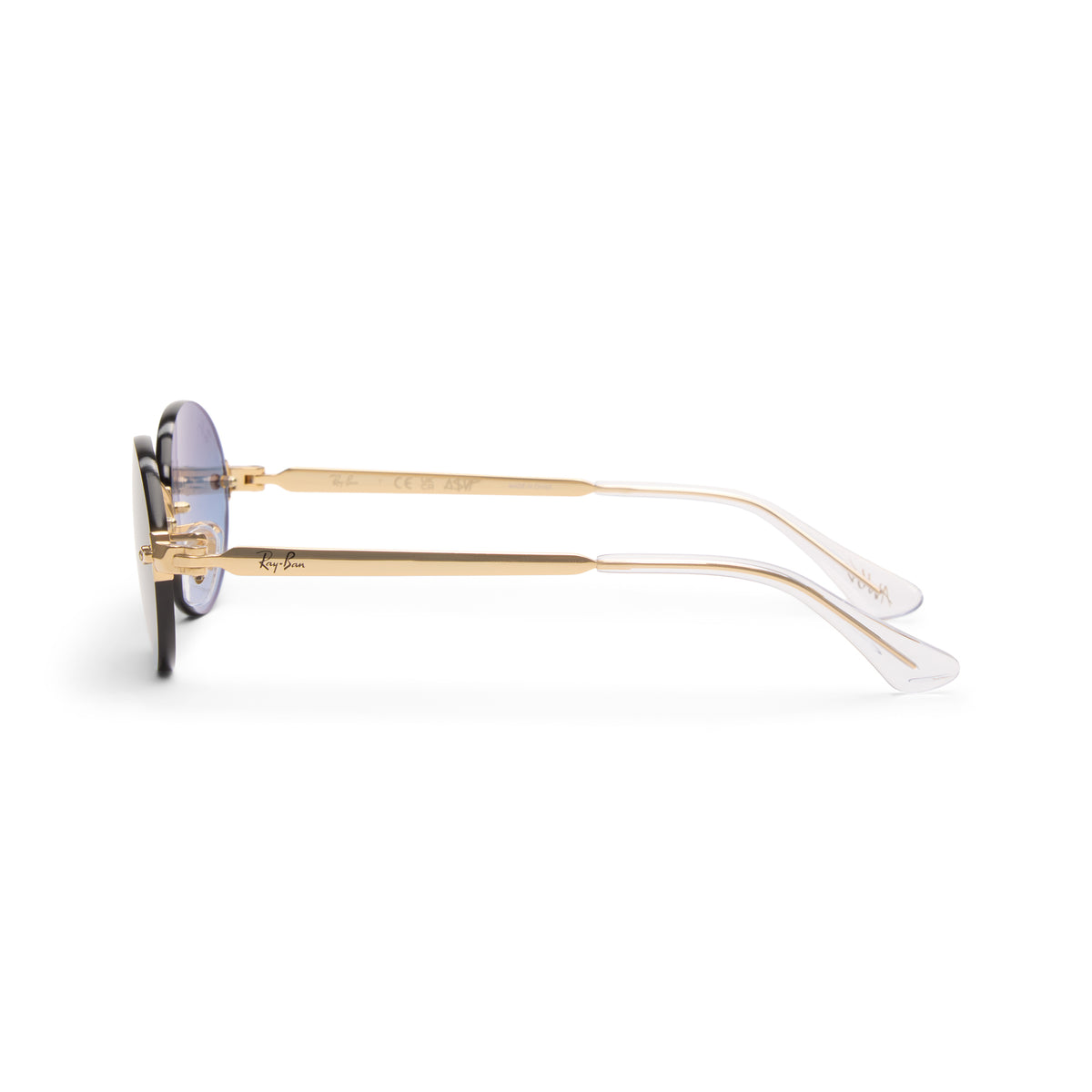 Ray Ban x A$AP Rocky Rimless (Gold/Blue Gardient Dark Gray)