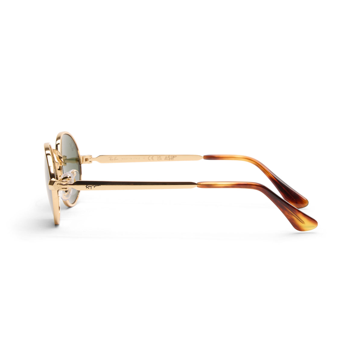 Ray-Ban x A$AP Rocky Bold Metals (Gold/Green)