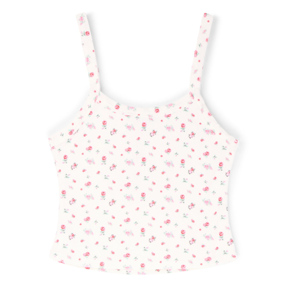 Danielle Guizio Dani Terry Tank (Ditsy floral)