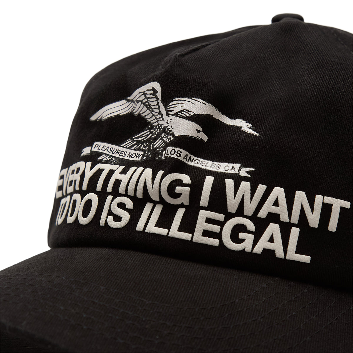 Pleasures Illegal Snapback (Black)