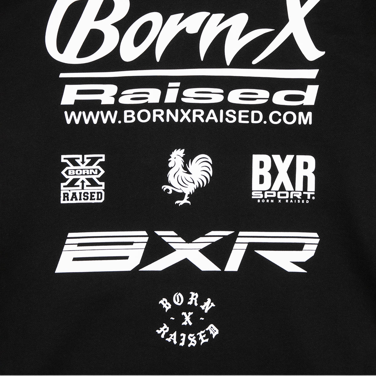 Born x Raised Parlay Zip Up Hoodie (Black)