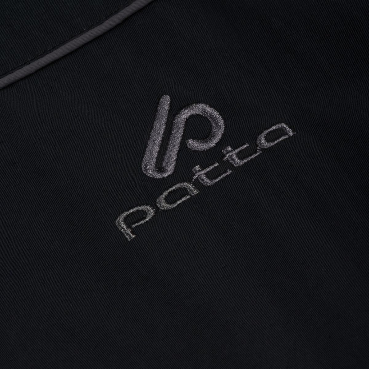 Patta Panelled Track Top (Black)