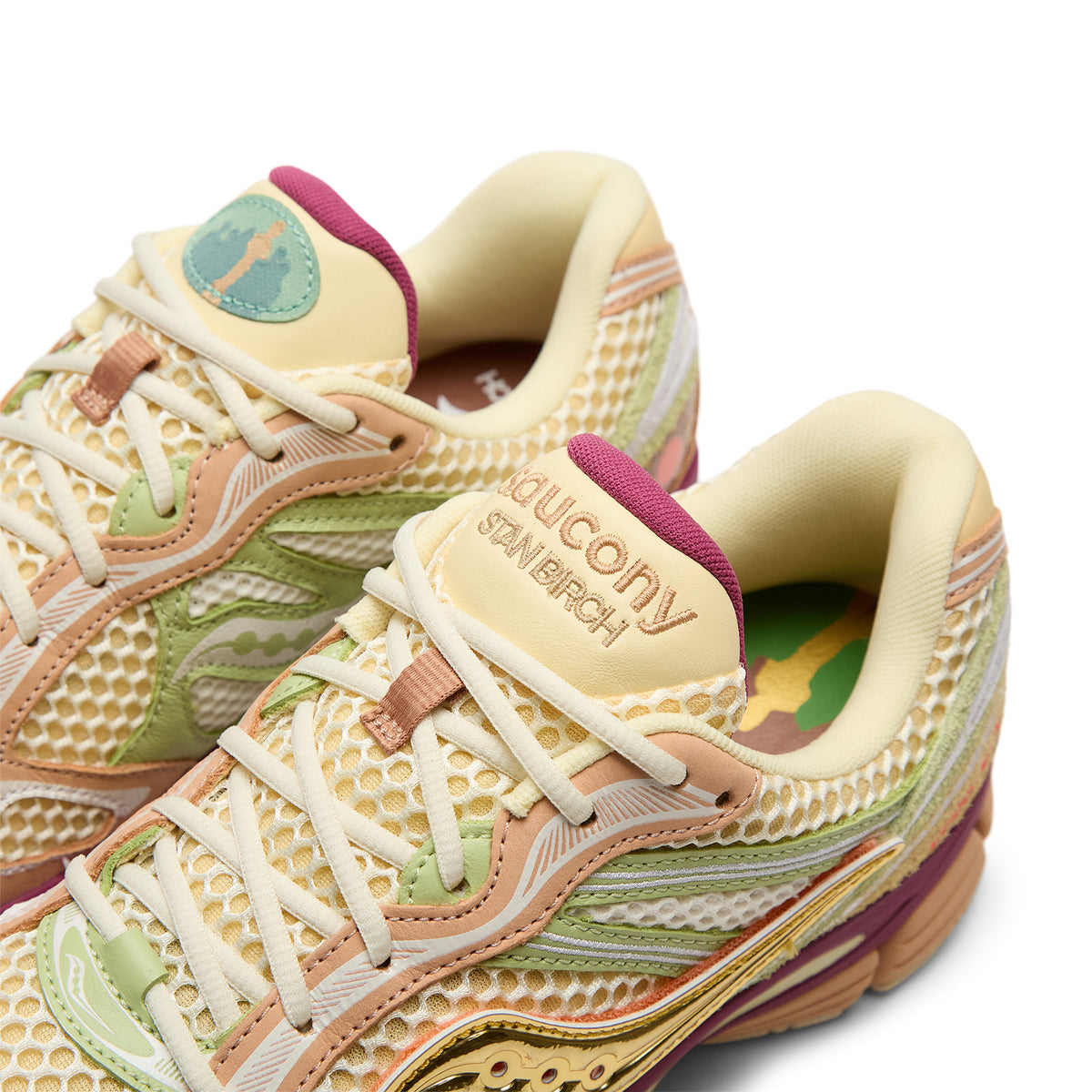 Stan Birch x Saucony ProGrid Guide 7 (Cream/Mauve)