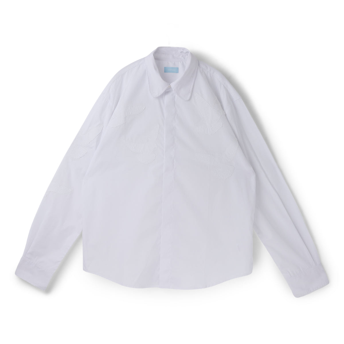 3.Paradis Flying Dove LS Shirt (White&blue)