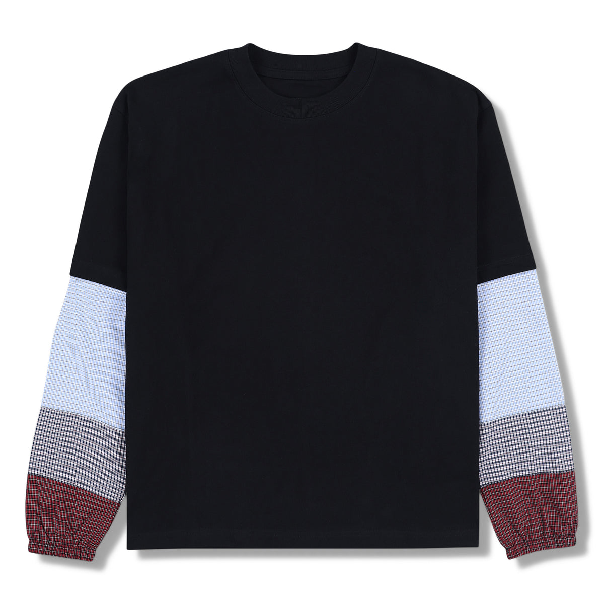 Pleasures Tartan Heavyweight Long Sleeve (Black)