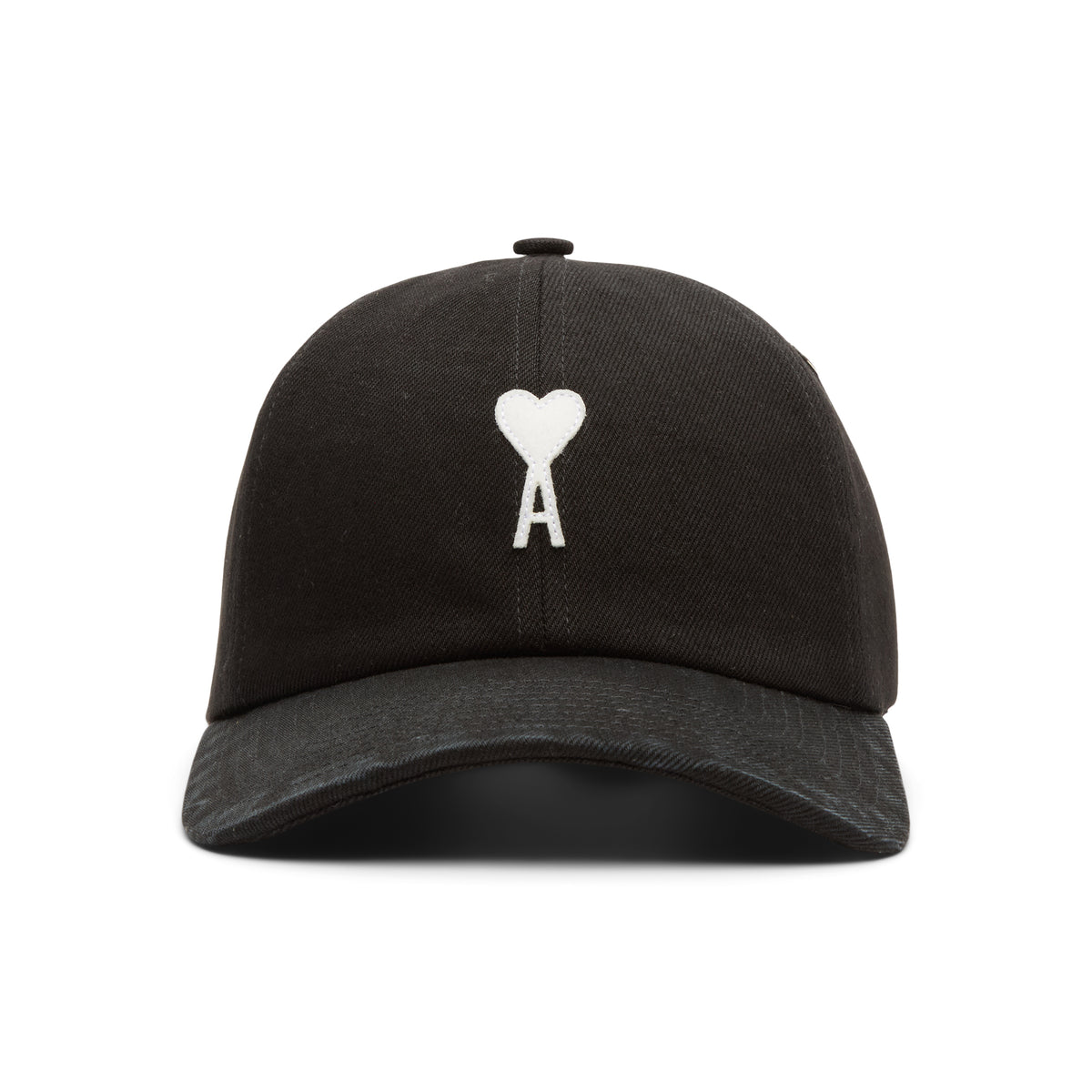 AMI Paris AMI De Couer Felt Cap (Noir)
